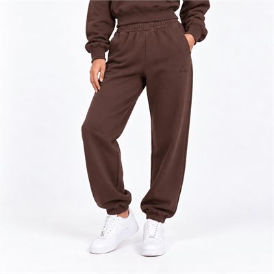 Allwear Ženske jogger hlače Cozy Club Brown