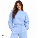 Bluza Damska Cozy Club Baby Blue (1 szt.)