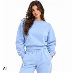 Ženska majica dugih rukava Cozy Club Baby Blue