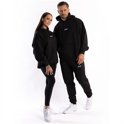 SFD WEAR UNISEX Dukserica Hoodie Core Oversize Black