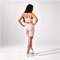 Kratke Tajice Push Up V Back Soft Pink