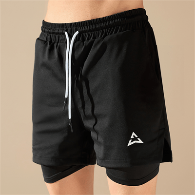 Allwear KRATKE HLAČE 2 U 1 BLACK