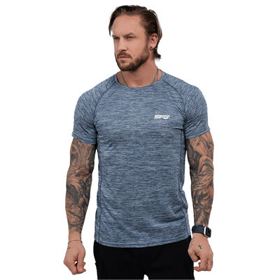SFD WEAR Muški T-SHIRT DRY Blue Melange
