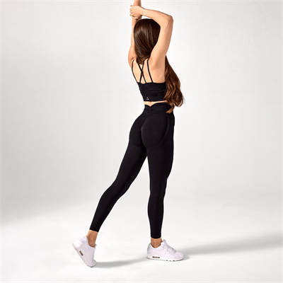 Allwear Tajice Push Up V Back Black