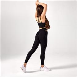 Tajice Push Up V Back Black