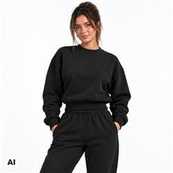Ženska majica dugih rukava Cozy Club Black