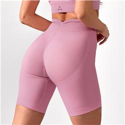 Kratke Tajice Push Up V Back Powder Pink