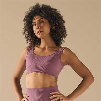 Allwear BEŠAVNI SPORTSKI TOP DUSTY ROSE