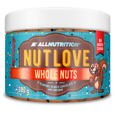 ALLNUTRITION NUTLOVE WHOLENUTS - Bademi u Mliječna Čokolada s Cimet