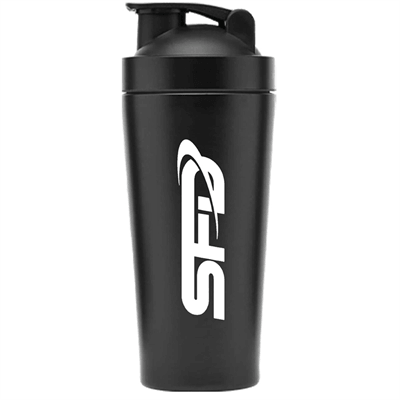 SFD NUTRITION Crni nehrđajući shaker