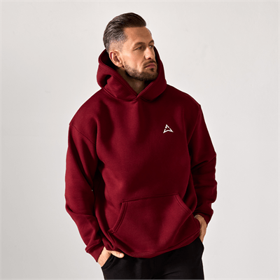 Allwear MUŠKA HOODIE DARK BURGUNDY