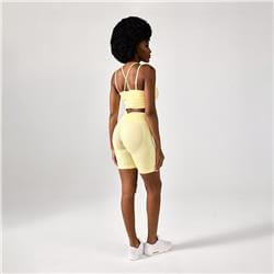Kratke Tajice Push Up V Back Butter Yellow