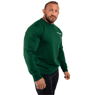 ALLNUTRITION Bluza męska GREEN & WHITE