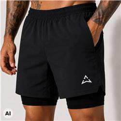 Kratke hlače Runner 2u1 BLACK
